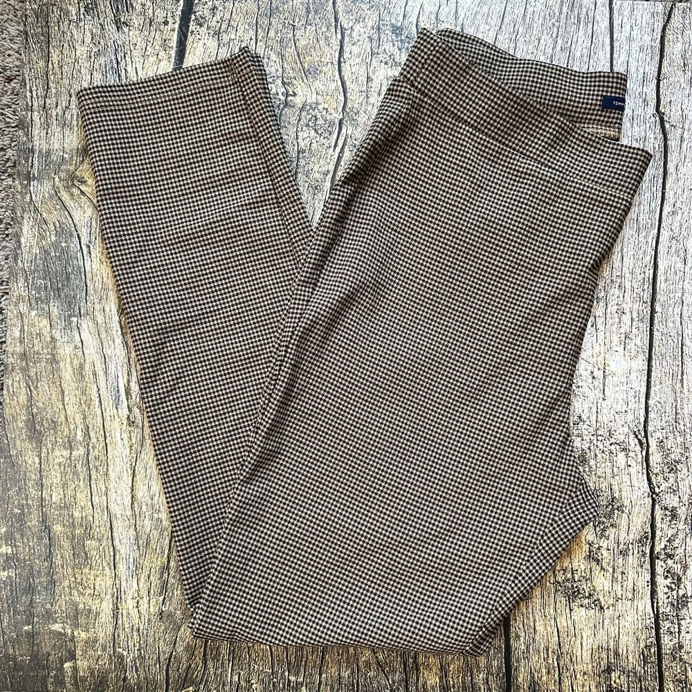 Tommy Hilfiger Women's Houndstooth Pull-On Pants Size 12